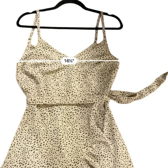 Sanctuary leopard print midi wrap dress Bianca 4 - Picture 7 of 12